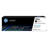 HP 202X High Yield Original LaserJet Toner Cartridge, Black (CF500X)